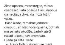 Vic dana: Fata grije Hasu