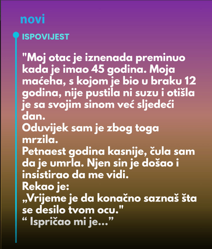 “Moj otac je iznenada preminuo kada je imao 45 godina…” - featured image