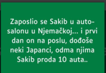 U Njemačkoj je Sakib nedavno postao član jednog auto salona