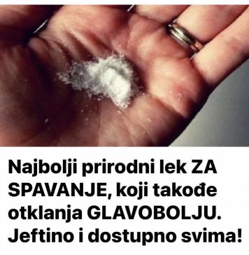 Najbolji prirodni lek ZA SPAVANJE, koji takođe otklanja GLAVOBOLJU. Jeftino i dostupno svima! Najbolji prirodni lek ZA SPAVANJE, koji takođe otklanja GLAVOBOLJU. Jeftino i dostupno svima! - featured image