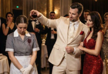 Predstavio ju je kao „samo kućnu pomoćnicu” na gala večeri… nekoliko minuta kasnije, cela sala je ustala zbog nje.