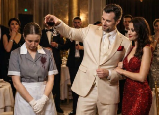 Predstavio ju je kao „samo kućnu pomoćnicu” na gala večeri… nekoliko minuta kasnije, cela sala je ustala zbog nje.