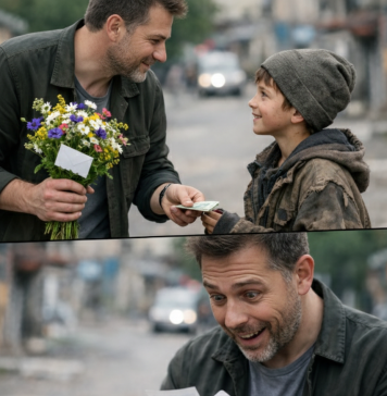 „Zadrži kusur, sine, kupi sebi nešto slatko“, nasmiješio se mladi biznismen dječaku s cvijećem i odjurio na sastanak. A kada je ispred restorana pročitao dječju poruku skrivenu u buketu, POBIJELIO je od užasa… 😲😲😲