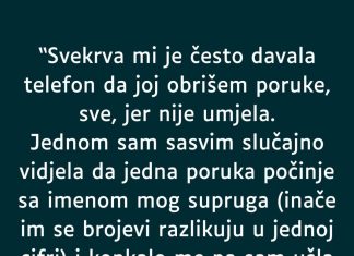 “Svekrva mi je često davala telefon da joj obrišem poruke, sve, jer nije umjela…” “Svekrva mi je često davala telefon da joj obrišem poruke, sve, jer nije umjela…” - featured image
