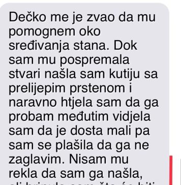 Ispovijest djevojke: “Našla sam prsten u njegovom stanu i mislila da je za mene – ali istina me slomila” Ispovijest djevojke: “Našla sam prsten u njegovom stanu i mislila da je za mene – ali istina me slomila” - featured image