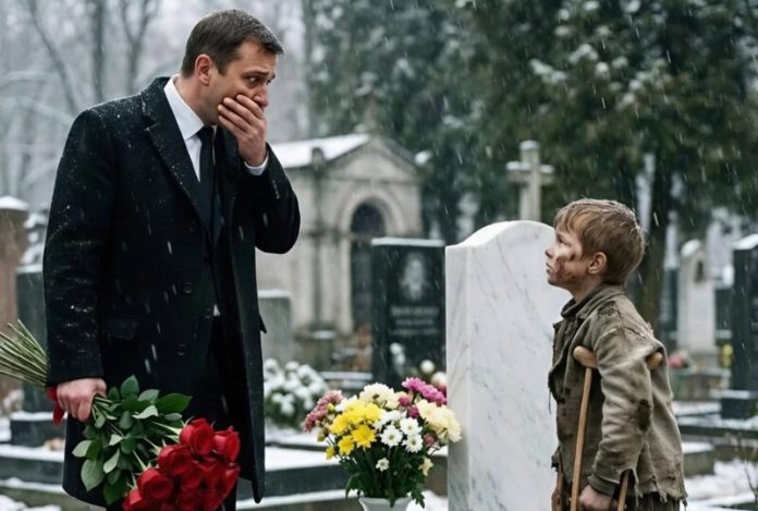 „Tata, ja sam tvoj sin, živ sam“, rekao je beskućni dečak milioneru koji je došao na grob svog deteta; kada je muškarac prišao bliže i shvatio šta se zapravo dešava, obuzeo ga je pravi užas. - featured image