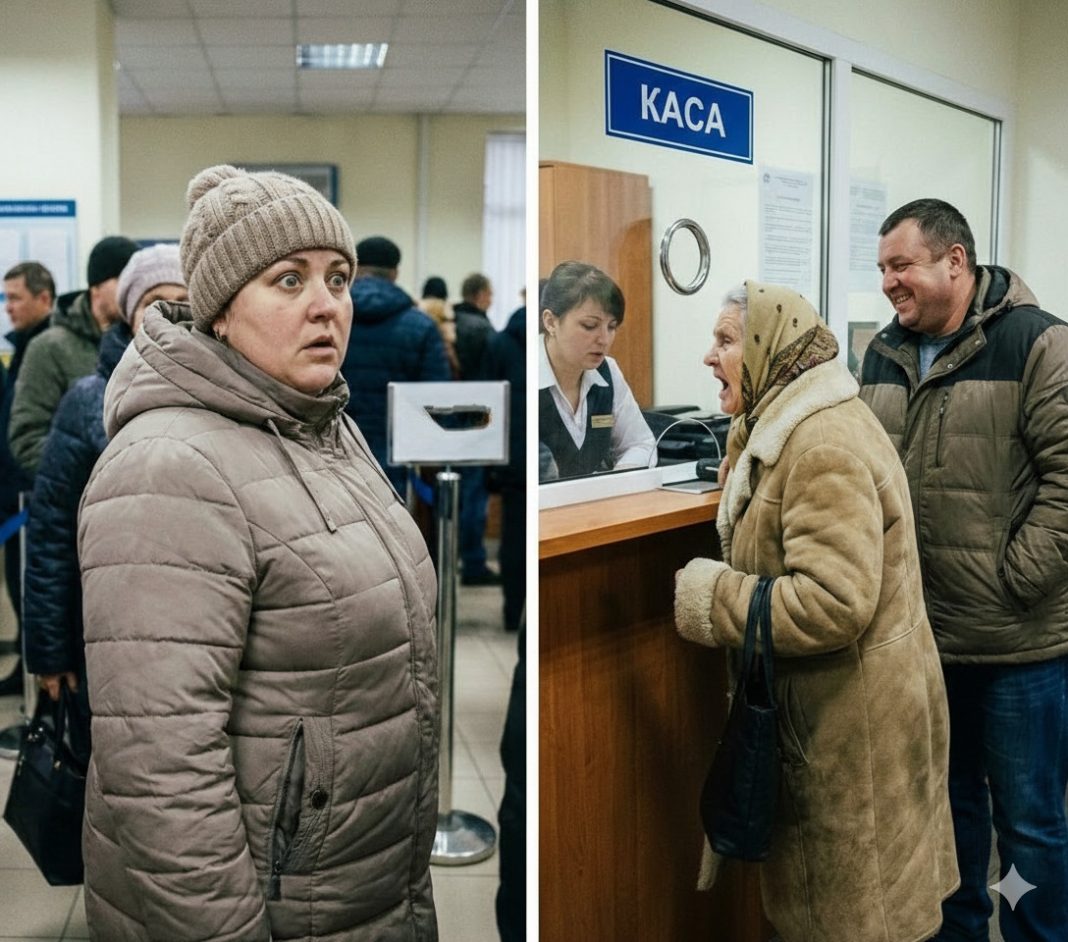 Stajala sam u redu u banci kada sam čula iza sebe glas svekrve: „Zašto ovoj glupi ženi treba novac? Uzmi sve s njenog računa, sine, i hajdemo!“ Moj muž je već pružao kasirki moju karticu i falsifikovanu punomoć. Ali iznenada je kasirka podigla oči, nasmiješila se i izgovorila rečenicu zbog koje su oboje kamenili na mjestu… 😲😲😲 - featured image