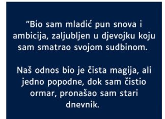 “Bio sam dečko sa mnogo snova i ambicija, volio djevojku koju sam smatrao sudbinom a onda…” “Bio sam dečko sa mnogo snova i ambicija, volio djevojku koju sam smatrao sudbinom a onda…” - featured image