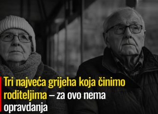 Tri najveća grijeha koja činimo roditeljima – za ovo nema opravdanja Tri najveća grijeha koja činimo roditeljima – za ovo nema opravdanja - featured image