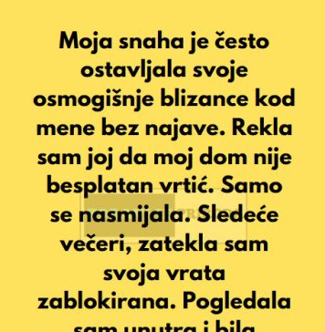 “Moja snaha često ostavlja blizance u mom domu bez ikakvog upozorenja…” “Moja snaha često ostavlja blizance u mom domu bez ikakvog upozorenja…” - featured image