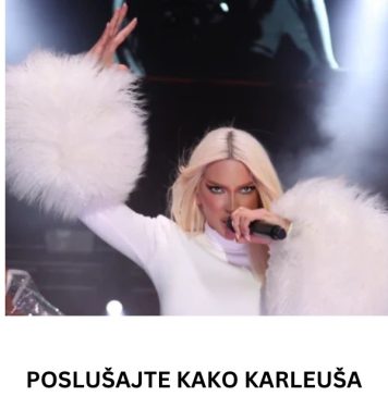 EVO KAKO KARLEUŠA PJEVA PRIJOVIĆKIN HIT: Mreže se usijale, komentari samo pljušte, SVI ZAČEPILI UŠI! (VIDEO) EVO KAKO KARLEUŠA PJEVA PRIJOVIĆKIN HIT: Mreže se usijale, komentari samo pljušte, SVI ZAČEPILI UŠI! (VIDEO) - featured image