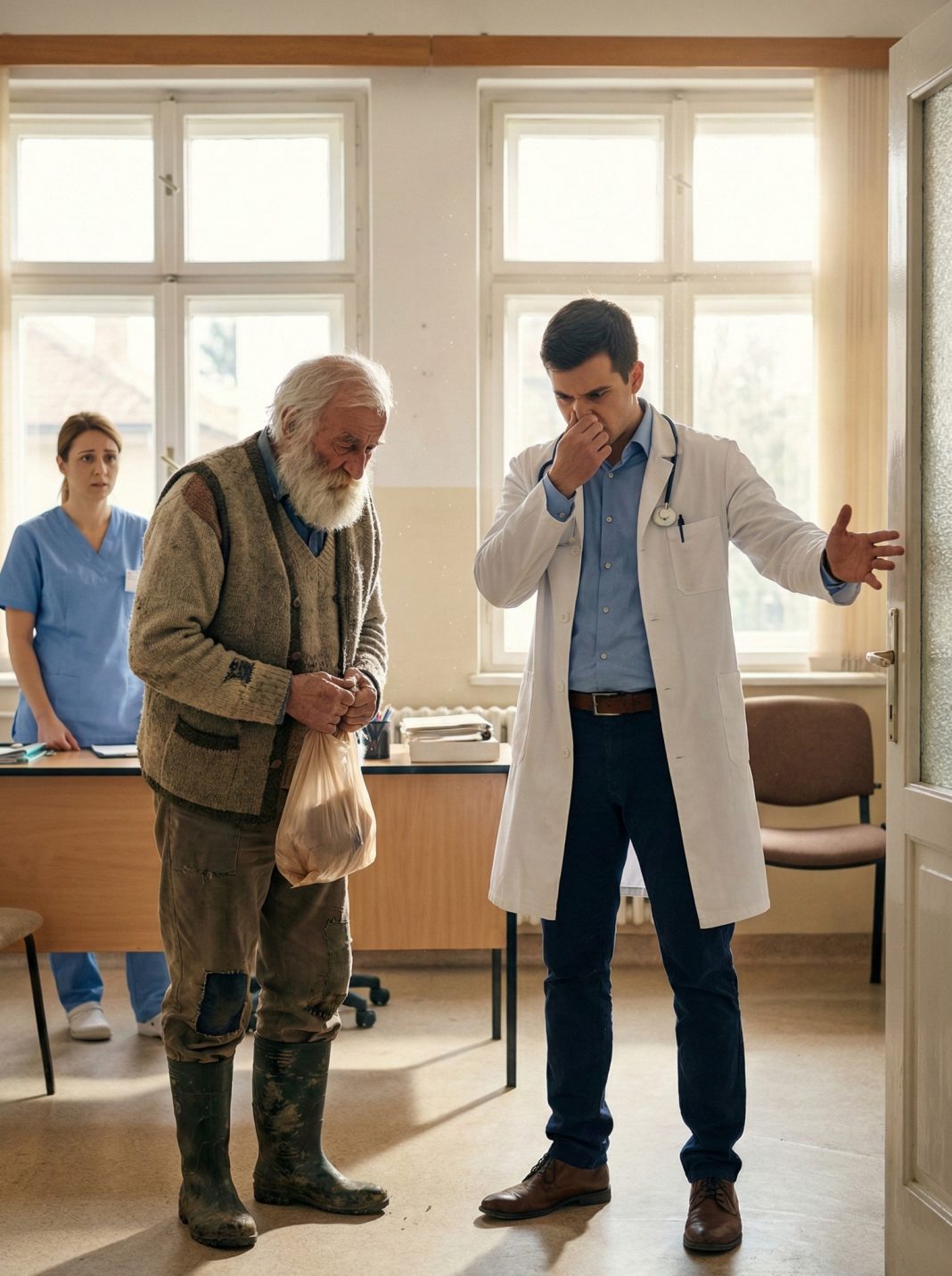 Arogantni doktor ponizio starca pred punom čekaonicom, ne sluteći koga je izbacio - featured image