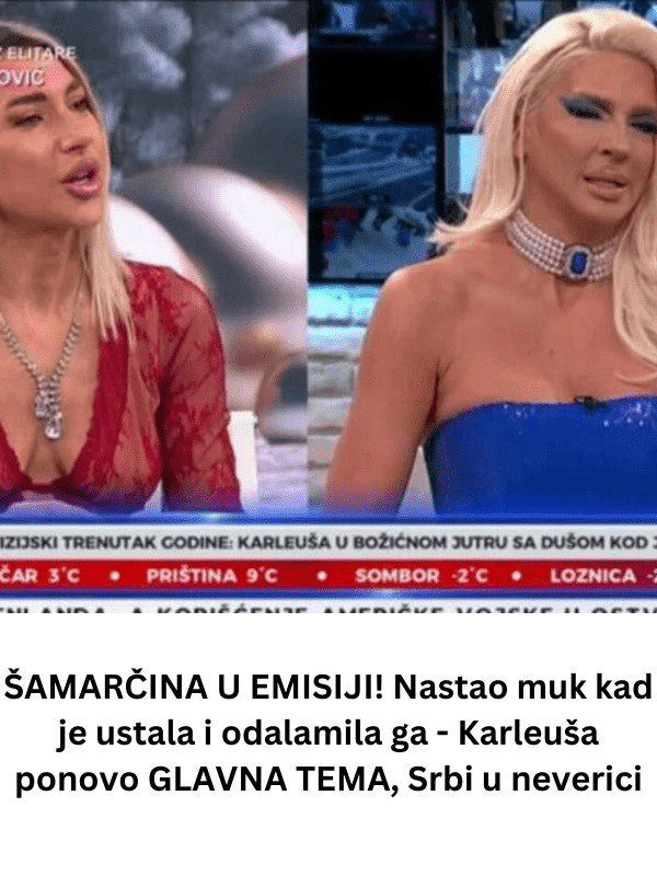 ŠAMARČINA U EMISIJI! Nastao muk kad je ustala i odalamila ga – Karleuša ponovo GLAVNA TEMA, Srbi u neverici - featured image