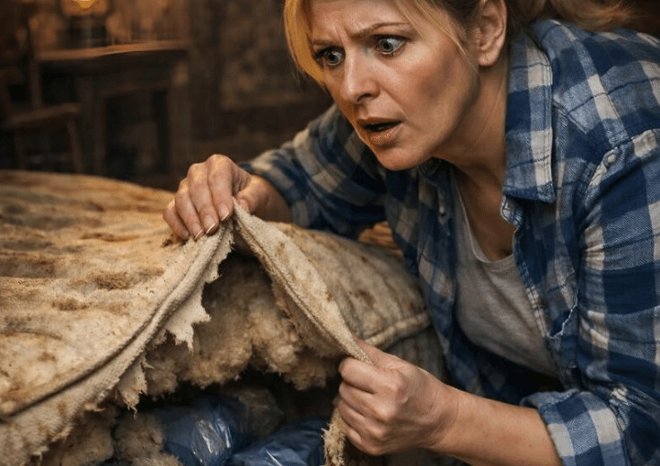 Nakon bakine smrti, rodbina je uzela sve njene stvari, a unuka je ostala samo sa prljavim starim dušekom: ali ono što je slučajno pronašla unutra postalo je pravi šok za nju. - featured image