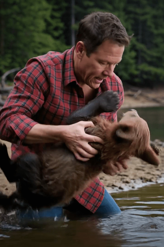 Izvukao sam maleno telo medvedića iz vode, ali ono što mi se dogodilo ubrzo nakon toga bilo je pravo iznenađenje 😱😱 - featured image