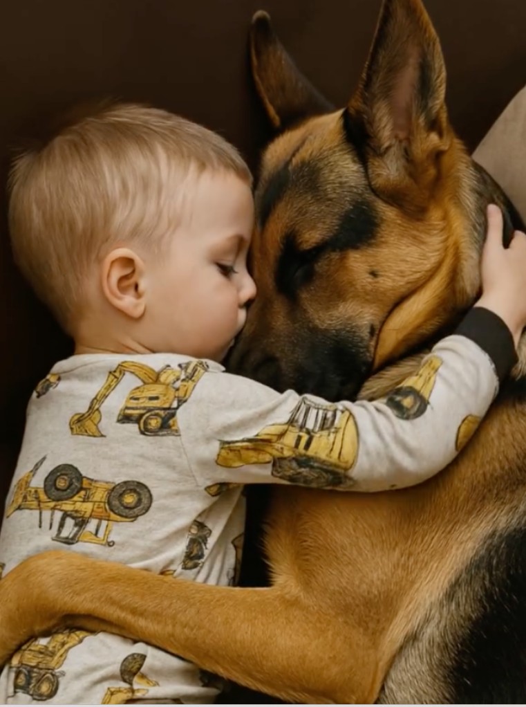 Dečak i njegov pas zaspali su, zagrljeni na sofi, a roditelji su bili dirnuti tim prizorom, sve dok sledećeg jutra, ulazeći u sobu, nisu bili zapanjeni onim što su videli. - featured image