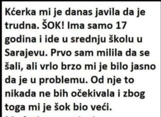 Kćerka mi je danas javila da je trudna. Kćerka mi je danas javila da je trudna. - featured image