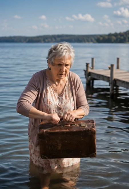 Slučajno sam vidjela snahu kako baca stari smeđi kofer u duboko jezero: odmah mi je izgledalo veoma čudno, a kada sam izvukla kofer iz vode, užasnula sam se onim što je bilo unutra 😲🫣 - featured image Slučajno sam vidjela snahu kako baca stari smeđi kofer u duboko jezero: odmah mi je izgledalo veoma čudno, a kada sam izvukla kofer iz vode, užasnula sam se onim što je bilo unutra 😲🫣 - featured image