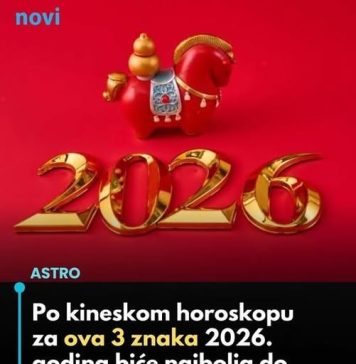 Po kineskom horoskopu za ova 3 znaka 2026. godina biće najbolja do sada u životu Po kineskom horoskopu za ova 3 znaka 2026. godina biće najbolja do sada u životu - featured image