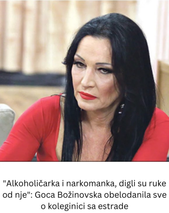 ALK0H0LlČARKA l NARK0MANKA- SVl su digli ruke od nje”: G0CA 0TKRlLA sve o kolegici - featured image