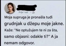 Predmet u džepu jakne uzdrmao je brak, a istina se pokazala mnogo jednostavnijom nego što je iko mislio Predmet u džepu jakne uzdrmao je brak, a istina se pokazala mnogo jednostavnijom nego što je iko mislio - featured image
