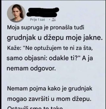 Predmet u džepu jakne uzdrmao je brak, a istina se pokazala mnogo jednostavnijom nego što je iko mislio Predmet u džepu jakne uzdrmao je brak, a istina se pokazala mnogo jednostavnijom nego što je iko mislio - featured image