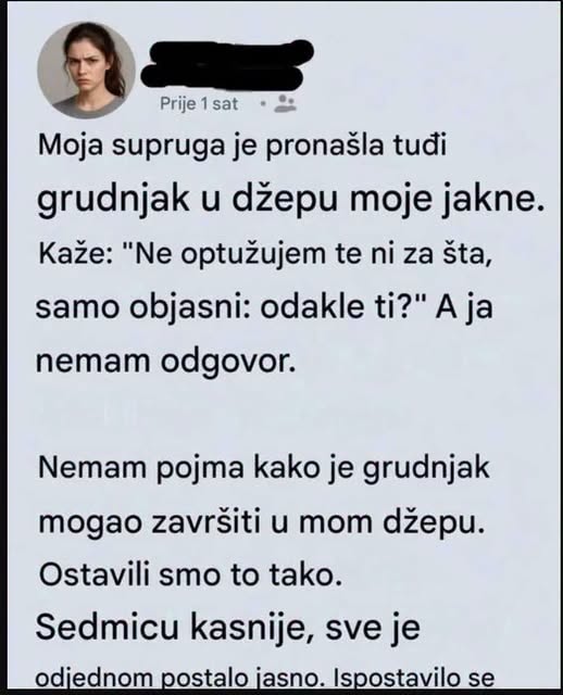 Predmet u džepu jakne uzdrmao je brak, a istina se pokazala mnogo jednostavnijom nego što je iko mislio - featured image
