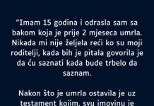 Petnaestogodišnjakinja nakon smrti bake pronašla pismo koje je promijenilo sve što je znala o svojoj porodici Petnaestogodišnjakinja nakon smrti bake pronašla pismo koje je promijenilo sve što je znala o svojoj porodici - featured image