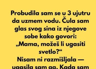 Probudila sam se u 3 ujutru da uzmem vodu… Probudila sam se u 3 ujutru da uzmem vodu… - featured image