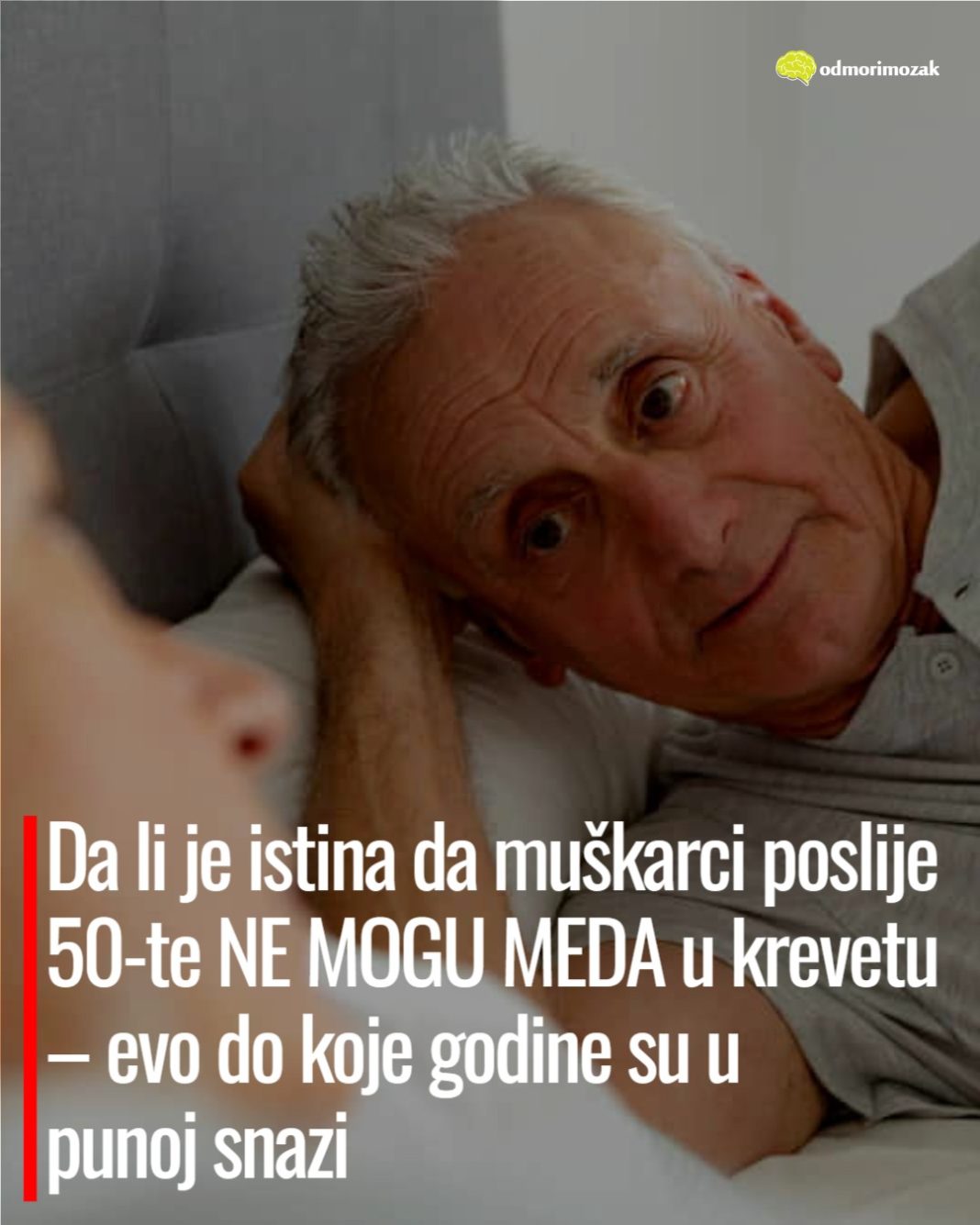 Da li je istina da muškarci poslije 50-te NE MOGU MEDA u krevetu – evo do koje godine su u punoj snazi - featured image Da li je istina da muškarci poslije 50-te NE MOGU MEDA u krevetu – evo do koje godine su u punoj snazi - featured image