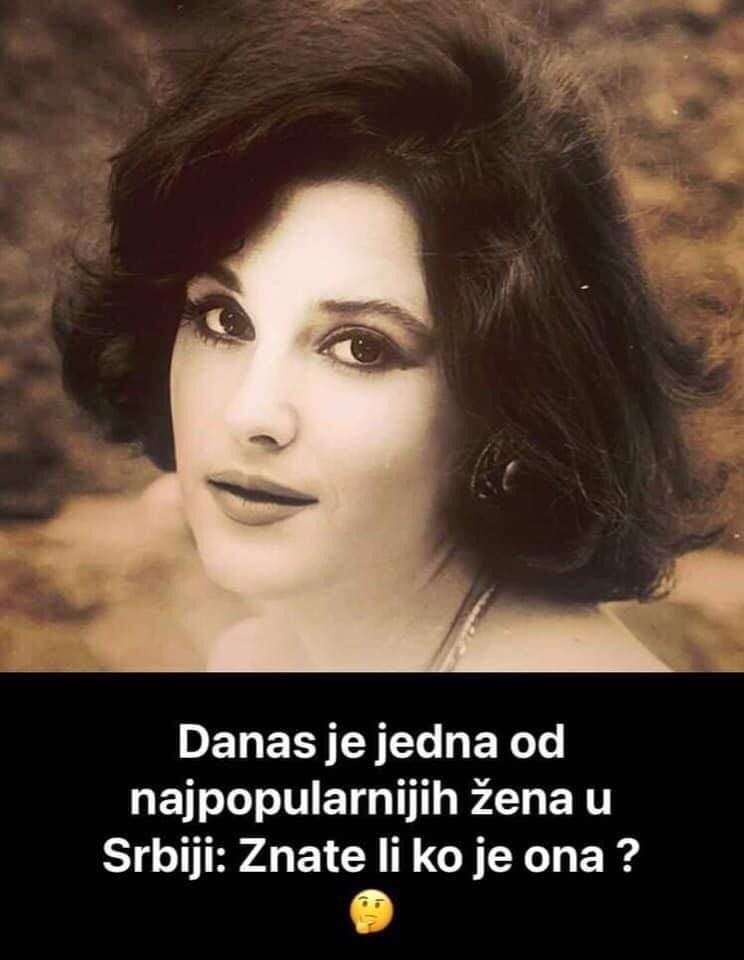 Znate li ko je žena sa slike: SlGURN0 NEĆETE NlKAD P0G0DlTl – danas jedna od napopularnijih u Srbiji - featured image