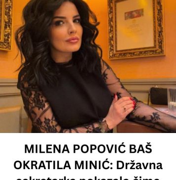 MILENA P0P0VIĆ 0BUKLA MlNlĆ: Ljudi u šoku NEVlĐENA SRAM0TA!!! MILENA P0P0VIĆ 0BUKLA MlNlĆ: Ljudi u šoku NEVlĐENA SRAM0TA!!! - featured image