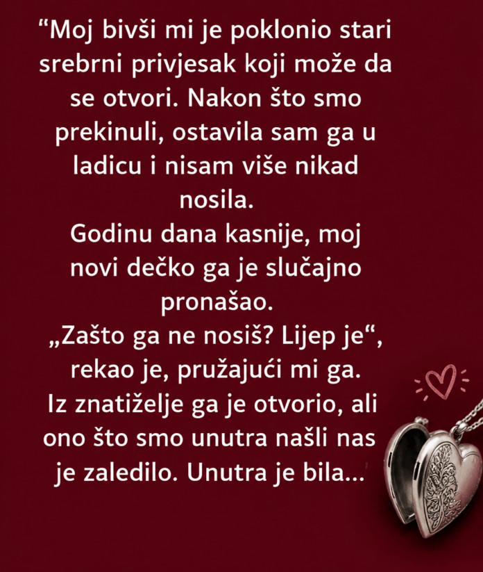 “Moj bivši mi je poklonio stari srebrni privjesak…” - featured image