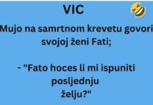 VIC DANA: Mujo na samrtnom krevetu… VIC DANA: Mujo na samrtnom krevetu… - featured image