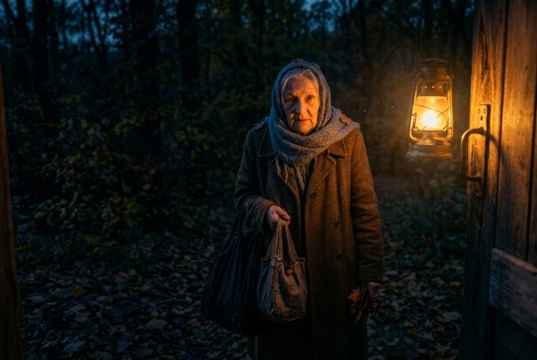 U dva sata ujutro otvorila sam vrata nepoznatoj starijoj ženi s štakom i ogromnom torbom, iako sam bila sama u kući s četvoro djece – a ujutro me čekao pravi užas 😢😨 - featured image