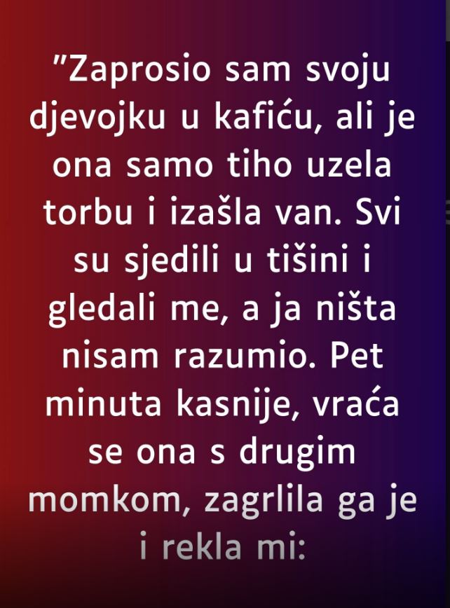 “Zaprosio sam svoju djevojku u kafiću…” - featured image “Zaprosio sam svoju djevojku u kafiću…” - featured image